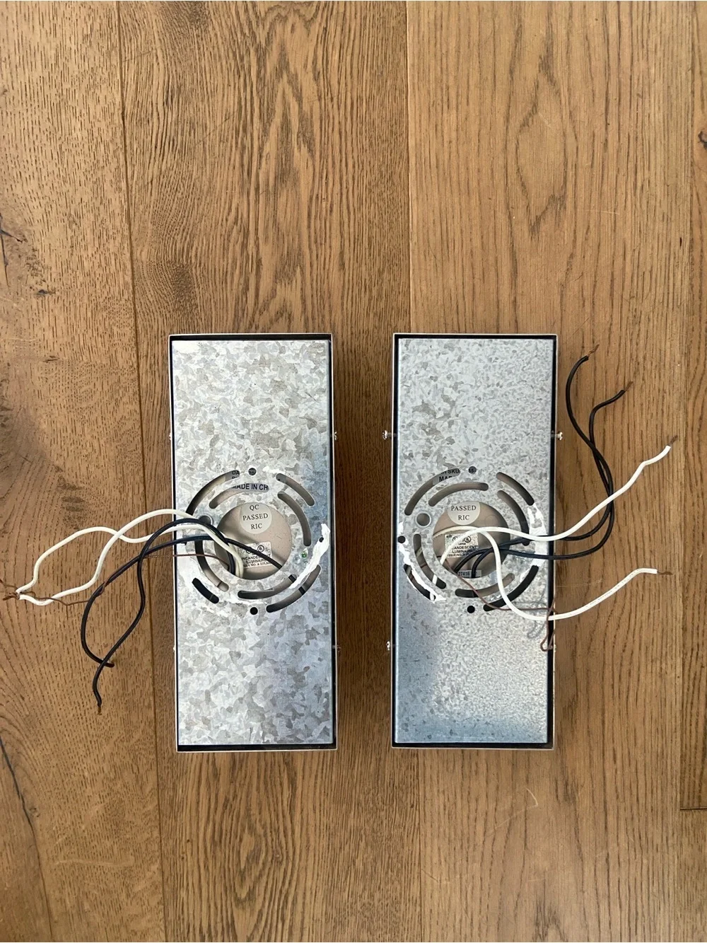 Restoration Hardware Two-Light Wall Sconces - a Pair
